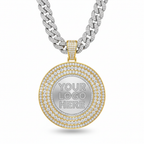 Custom spinning mascot turnover chain with rotating team logo