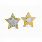 Star shaped magnetic earring for mascot and sports theme nights