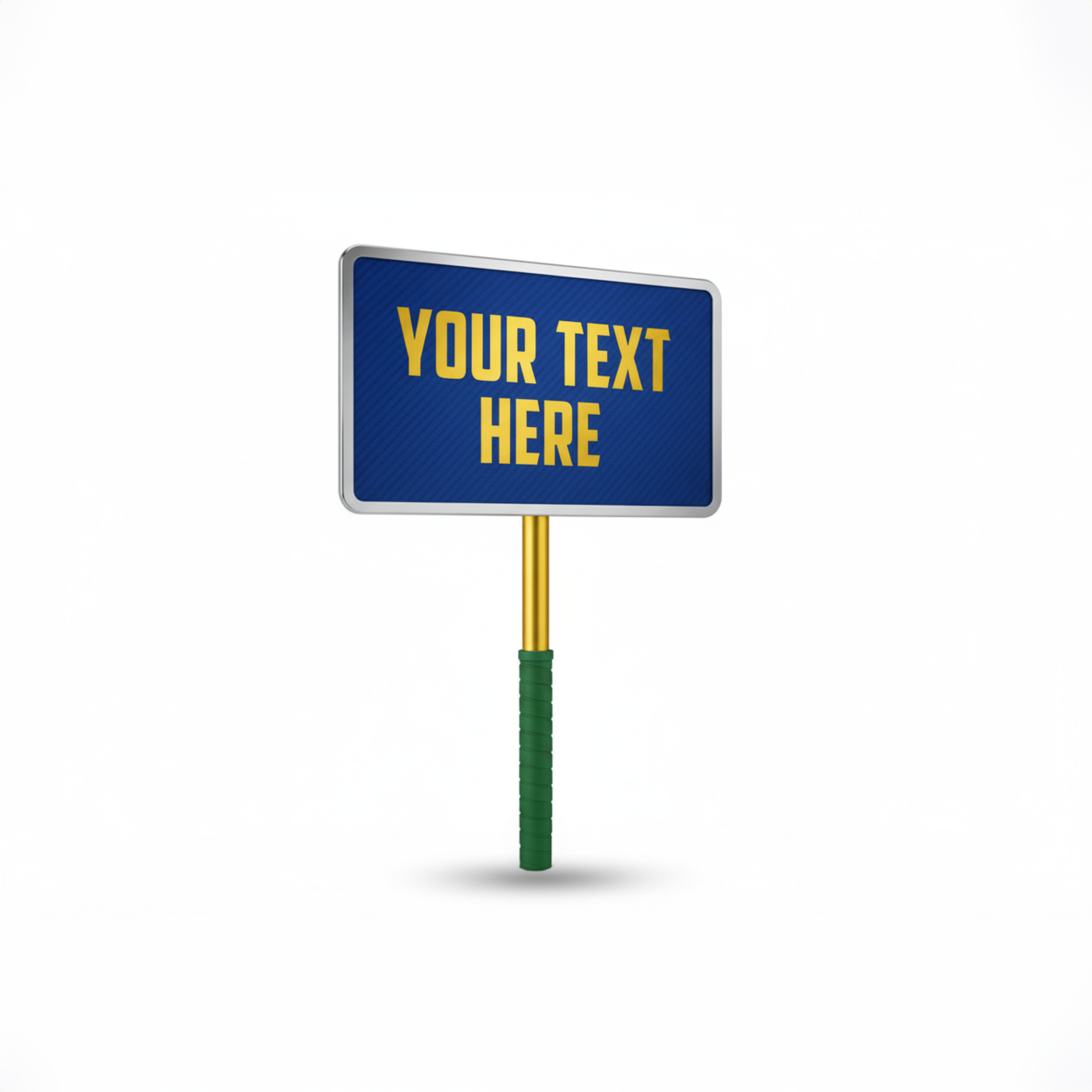 handheld crowd prop sign customizable for cheer teams