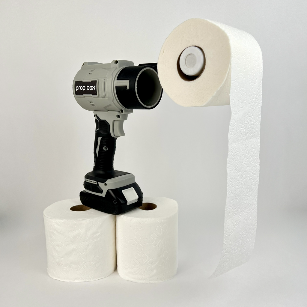 Handheld special effects cannon for shooting toilet paper streamers