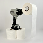 Handheld special effects cannon for shooting toilet paper streamers