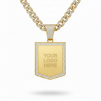 Oversized light-up bling necklace for sports teams with LED effects